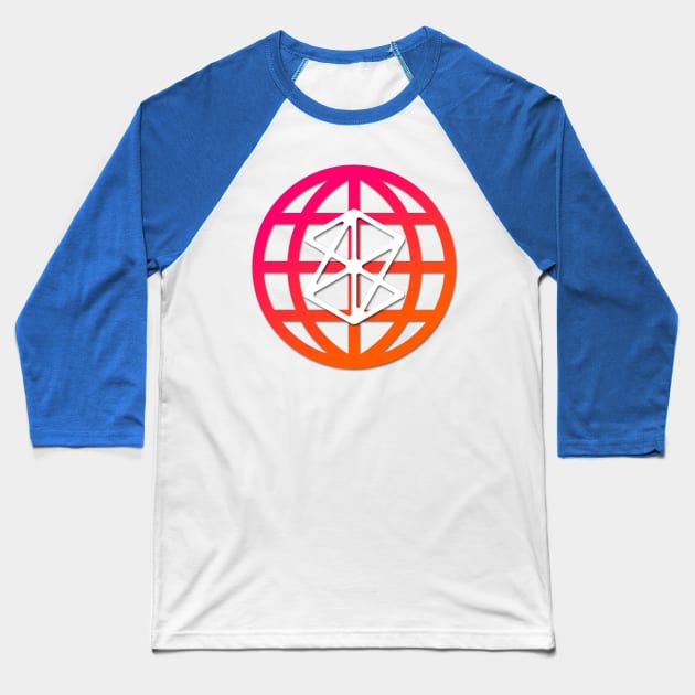 Zune-Planet Baseball T-Shirt by VisualTrashN'Treasure